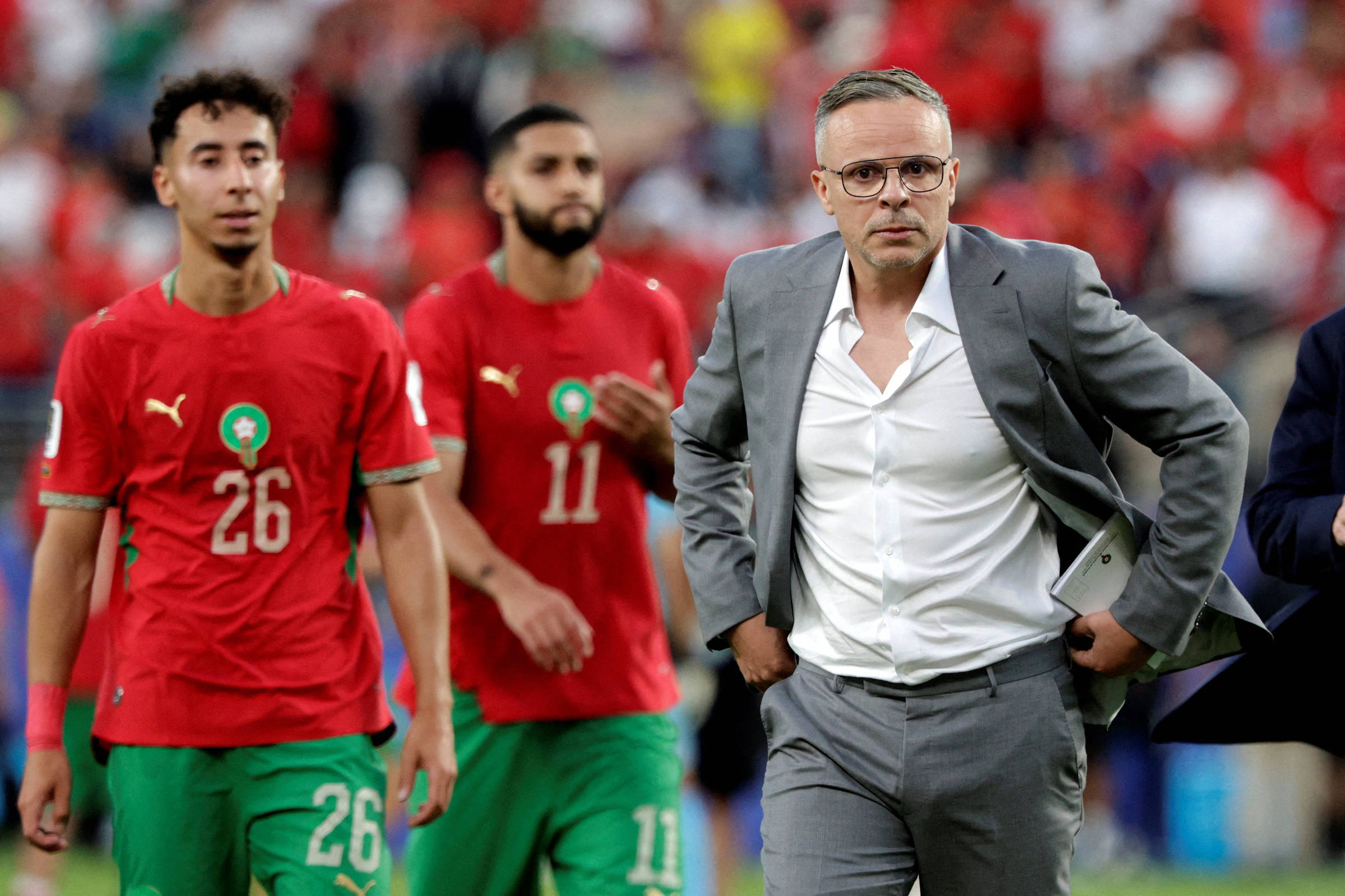 Treinador de Marrocos celebra ousadia contra Brasil: 'Exercemos pressão'