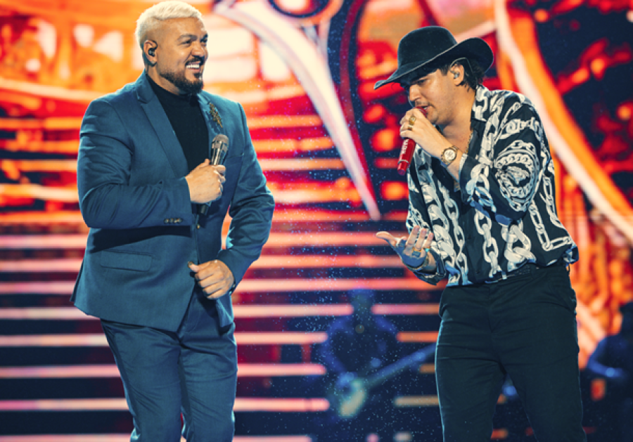 Natanzinho Lima e Belo juntos em “Meia Noite e Meia”