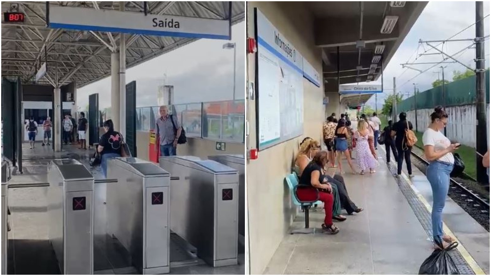 Metrô que liga Fortaleza a Região Metropolitana tem operação suspensa após problema em veículo