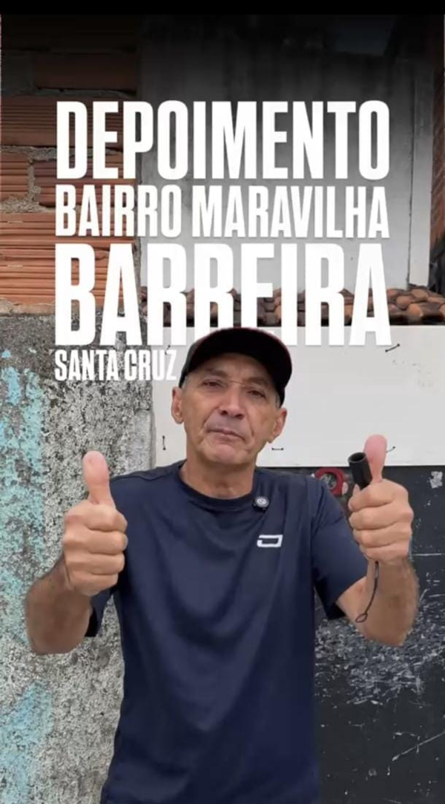MORADOR DA BARREIRA, EM SANTA CRUZ, RELATA MUDANÇAS NA REGIÃO E DESTACA ATUAÇÃO DE WILLIAN COELHO