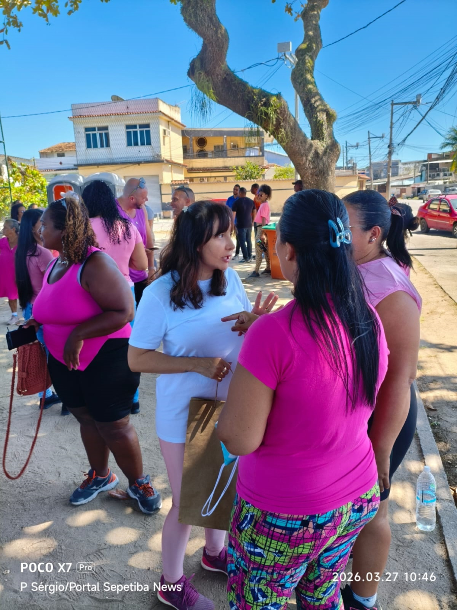 Sucesso de público, evento do Projeto Revivarte celebra o Dia da Mulher com aulão e integração em Sepetiba
