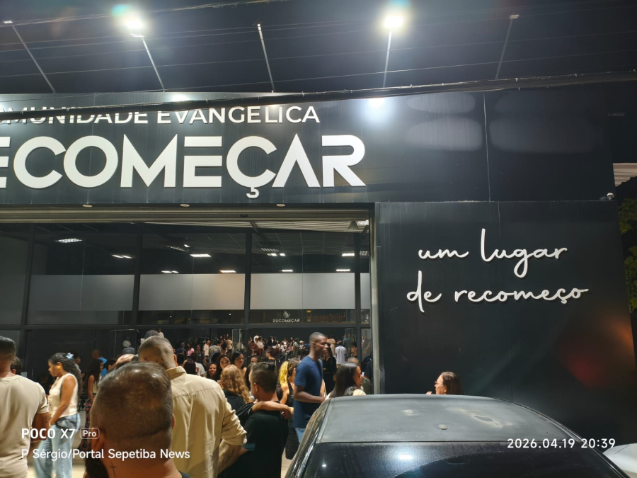 Comunidade Evangélica Recomeçar reúne fiéis em culto marcado por adoração e restauração em Sepetiba