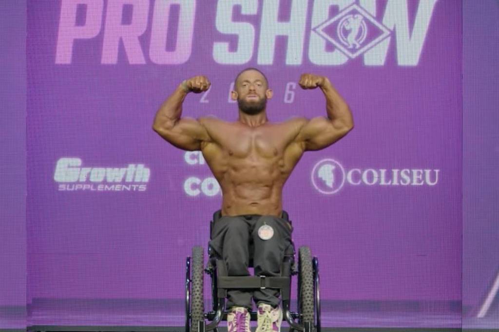 Gorila Albino conquista o tricampeonato do Arnold Classic Brasil na categoria 'Wheelchair'